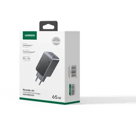 UGREEN Nexode S 65W 3-Port GaN Fast Charger 2x USB-C® 1x USB-A