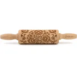 Folkroll 3D-Motiv-Teigrolle 23 cm Folk Floral