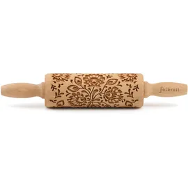 Folkroll 3D-Motiv-Teigrolle 23 cm Folk Floral