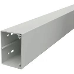 2m OBO WDK60090LGR Wand-u.Deckenkanal m.Bodenlochung 60x90x2000 PVC 6027113