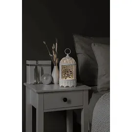 Konstsmide 4283-200 LED Wasserlaterne Rotkelchen im Baum Weihnachtsbeleuchtung, Weiß, Warm Weiß