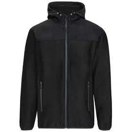 TRIGEMA Klassische Softshelljacke schwarz M