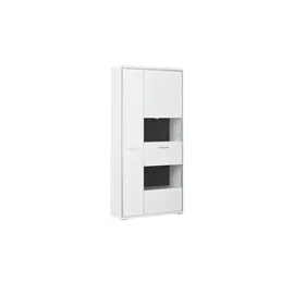 Uno Kombivitrine Setto 94 x 38 x 201 cm Weiß