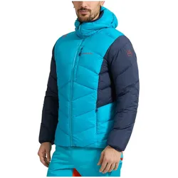 La Sportiva Daunen-Winterjacke Bivouac Down (leicht, Wärmeisolierung, Skitouring) tropicblau/seablau Herren