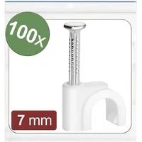 Quadrios 24CA420 Nagelschellen 24CA420 Bündel-Ø-Bereich 4 bis 7mm Weiß 100St.