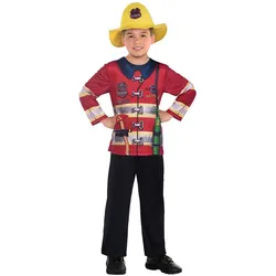 Recyceltes Feuerwehr Kinderkostüm