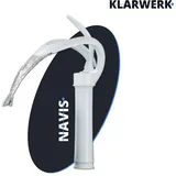 klarwerk NAVIS Wasserfall Wasserhahn Bad Weiß