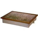 Andrews Knietablett mit Kissen Waldstrukturen Gräser