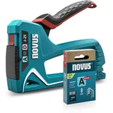 Novus Tools J-25 030-0459 Handtacker Klammerntyp Typ 53, Typ 53F, Typ 37, Typ 11 Klammernlänge 4 -