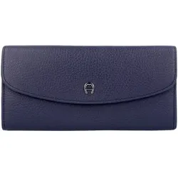 AIGNER Basics Geldbörse Leder 19,5cm  blau
