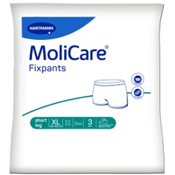 MoliPants® Fixpants, Einfache und sichere Fixierung von Inkontinenzeinlagen, 1 Faltschachtel = 3 Stück, Größe XL
