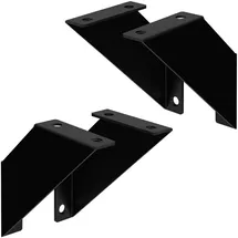 ML-Design Regalhalterung 10 x 10 x 10 cm Schwarz