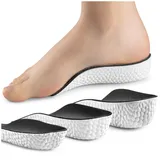 SULPO Schuheinlagen Erhöhung - Höhe Erhöhung Einlagen - Einlagen Schuhe Herren zur Fersenerhöhung - Erhöhung Fersenkissen - Height Increase Insoles - Heel Pads - Fersenkeil - Anti-Rutsch - 1,5cm