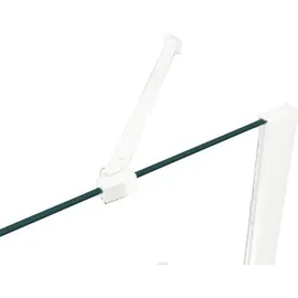 Buylando Emma Komplettdusche 75 x 195 cm rechts 75 x 90 cm Weiß transparent/matt