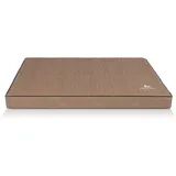 Knuffelwuff Hundematte Palomino Orthopädisch Kunstleder XXL 115 x 80 Camel