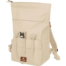 Travelite Rucksack Basic Short Handle Rollup Backpack Cream White