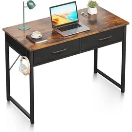 luxuskollektion Schreibtisch mit 2 Schubladen Braun