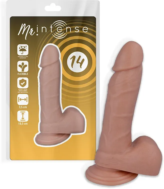 MR INTENSE - 14 REALISTISCHER PENIS 18.5 CM -O- 3.8 CM