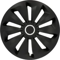 CARTREND Radzierblende Fox schwarz 4er Set