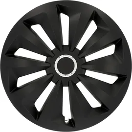CARTREND Radzierblende Fox schwarz 4er Set