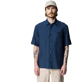 Houdini Tree Kurzarmhemd - Big Blue Light - M