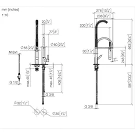 Dornbracht TARA Einhebelmischer Champagne gebürstet