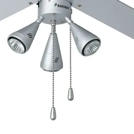 ETC Shop RGB LED Deckenventilator 102 cm Grau