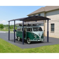 CANOPIA Palram - Canopia Alpine 6400 649 x 6.5 Carport Arcadia ALPIN grau Polycarbonat BxT 359x649cm