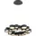 GLOBO DARLA 1-flg. 59 cm rund grau