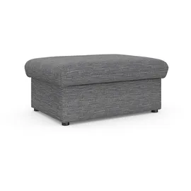 DOMO collection Hocker »Topper« mit Wellenunterfederung, auf Kunststoffgleitern