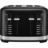 KitchenAid 5KMT4109EBM 4-Scheiben Toaster Farbe: Matt Schwarz