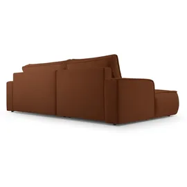 ax living Sessel Ablia 267 x 0 x 0 cm Rot mit Schlaffunktion