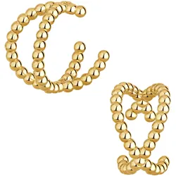 Ohrklemme FIRETTI "Schmuck Geschenk Gold 333 Ohrschmuck Ohrring Ear Cuff", gold (gelbgoldfarben), Ohrringe, Damen, Gelbgold 333, Made in Germany