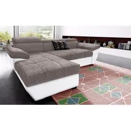 Cotta Ecksofa »Speedway L-Form«, mit Kopfteilverstellung, wahlweise mit Bettfunktion & Bettkasten
