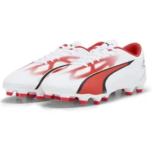 Puma Ultra Play FG/AG Herren Puma White-Puma Black-Fire Orchid 43