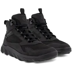 ECCO Wanderschuhe MX Mid GTX (Premiumleder, wasserdicht) schwarz Herren