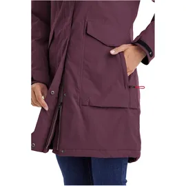 KILLTEC Damen Funktionsparka, 42, in lila Pflaume4410