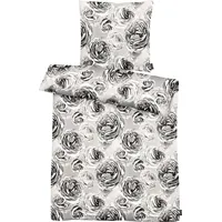 APELT Beatrice schwarz/weiß 135 x 200 cm + 80