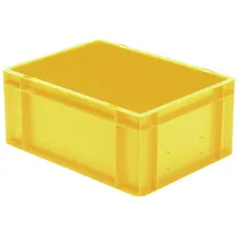 La-Ka-Pe Transport-Stapelkasten B400xT300xH175 mm gelb, geschlossen ohne Griffloch