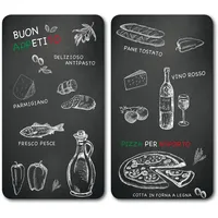 KESPER Herdabdeckplatte Ristorante 30x52 cm bunt