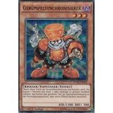 DUSA-DE074 - Gerümpelsynchronisierer - Ultra Rare - Deutsch - im Set mit Ultrapro Toploader - Yugioh