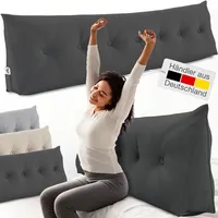 Eloneo Rückenkissen ‚Äì Keilkissen fürs Bett & Sofa, abnehmbarer