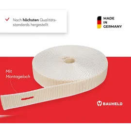 BAUHELD 6m Rollladengurt 20mm Beige