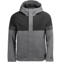 FHB LUCA Regenjacke, grau-schwarz,