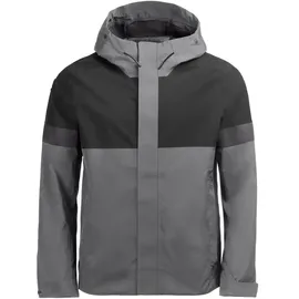 FHB LUCA Regenjacke, grau-schwarz,