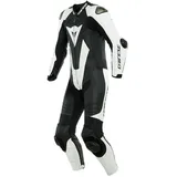 Dainese Outlet Laguna Seca 5 Perforierter Lederanzug - Black / White - 27