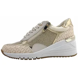 Marco Tozzi Wedge Sneaker Damen Weite E Beige/Gold 38