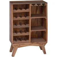 vidaXL Weinregal 60 x 30 x 90 cm Braun