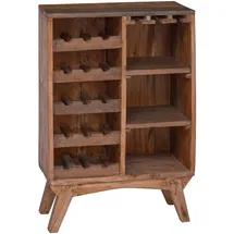 vidaXL Weinregal 60 x 30 x 90 cm Braun