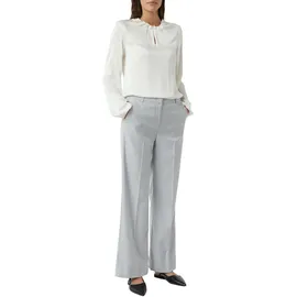 Comma, comma Satinierte Bluse weiß, 42